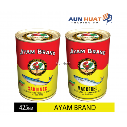 AYAM BRAND SARDINE / MACKEREL IN TOMATO SAUCE 425GM